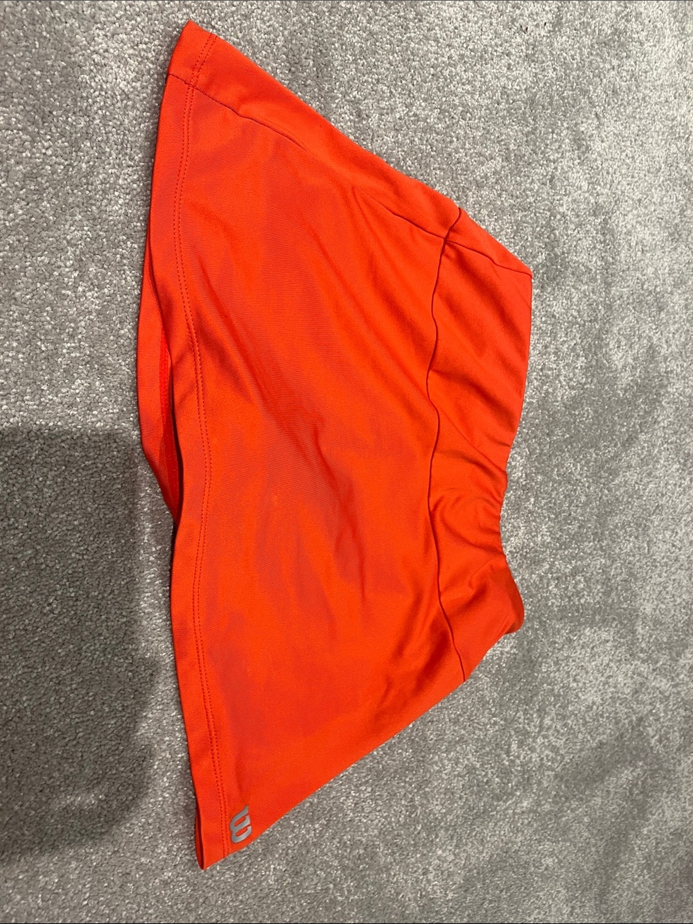 Wilson Bright Orange Athletic Skort with Subtle Logo